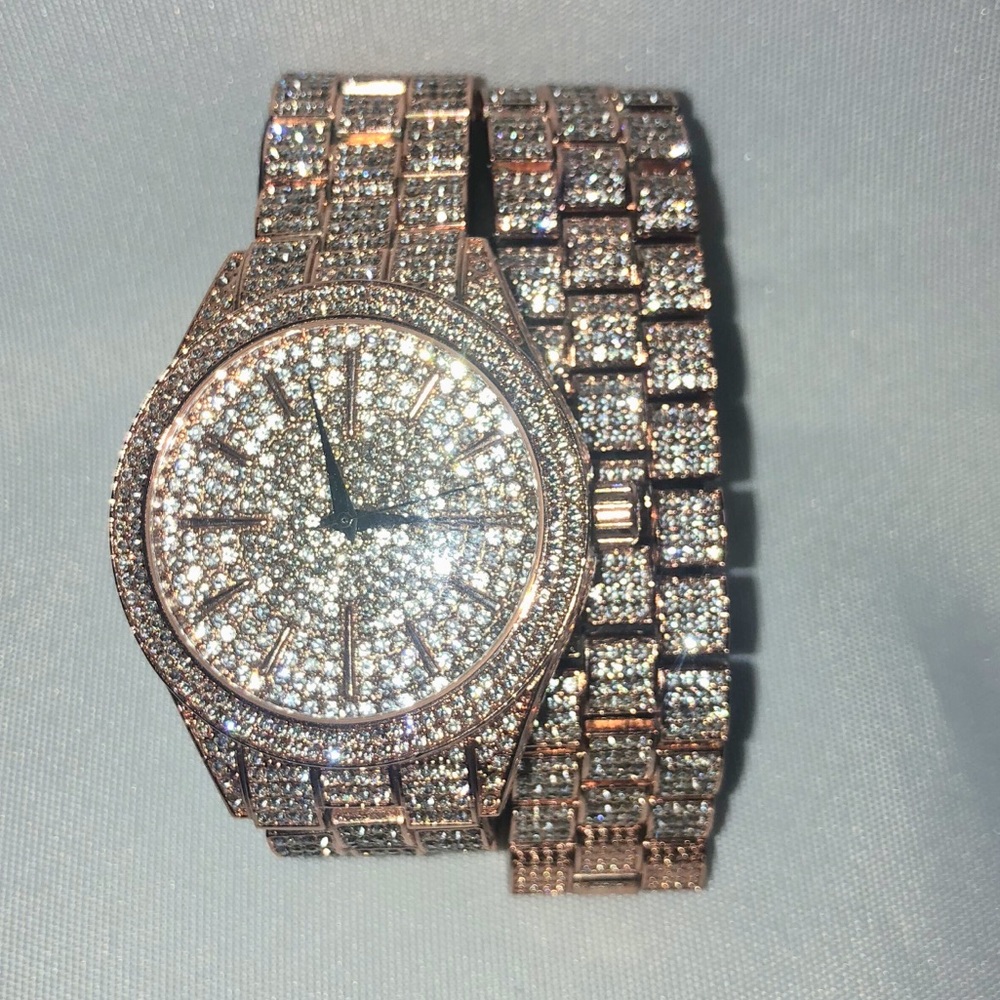 Men’s Iced Out Watch & Band Set